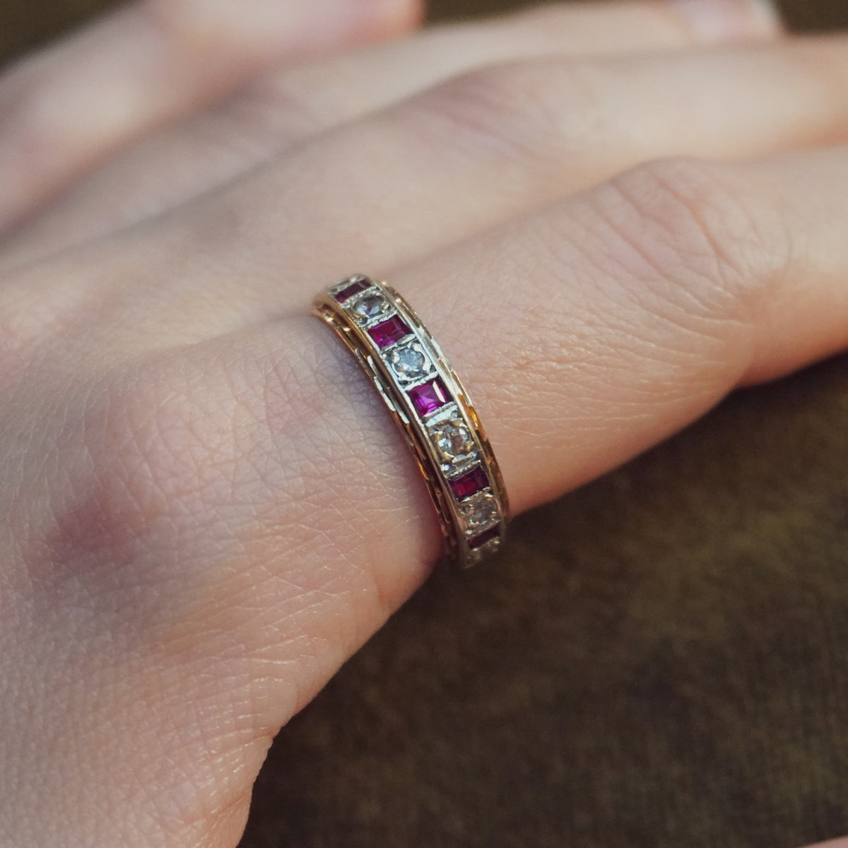 Ruby & Diamond Eternity