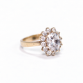 Oval CZ Halo