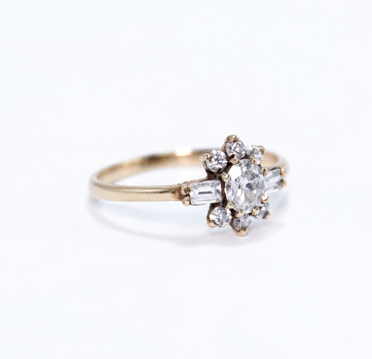 Oval CZ Cluster