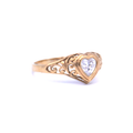 CZ Heart Signet