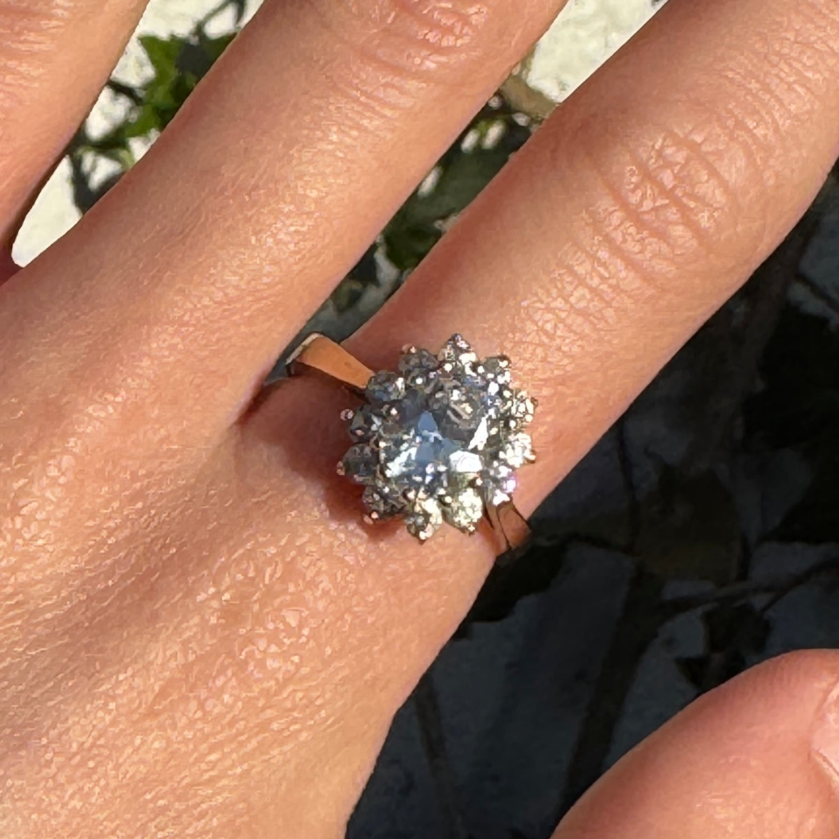 Oval CZ Halo