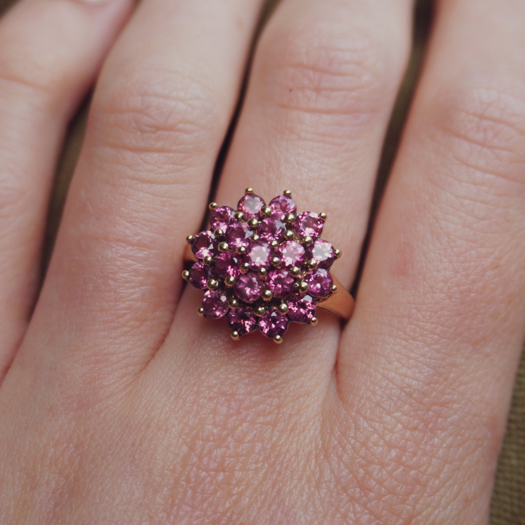 Pink Tourmaline Cluster