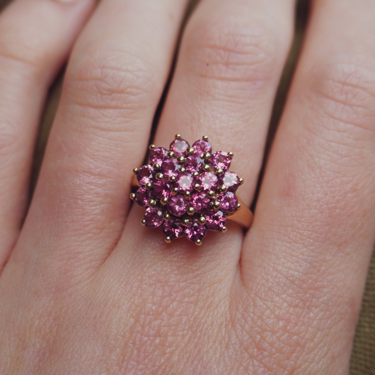 Pink Tourmaline Cluster