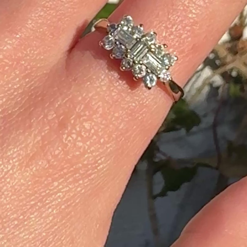 Baguette CZ Cluster